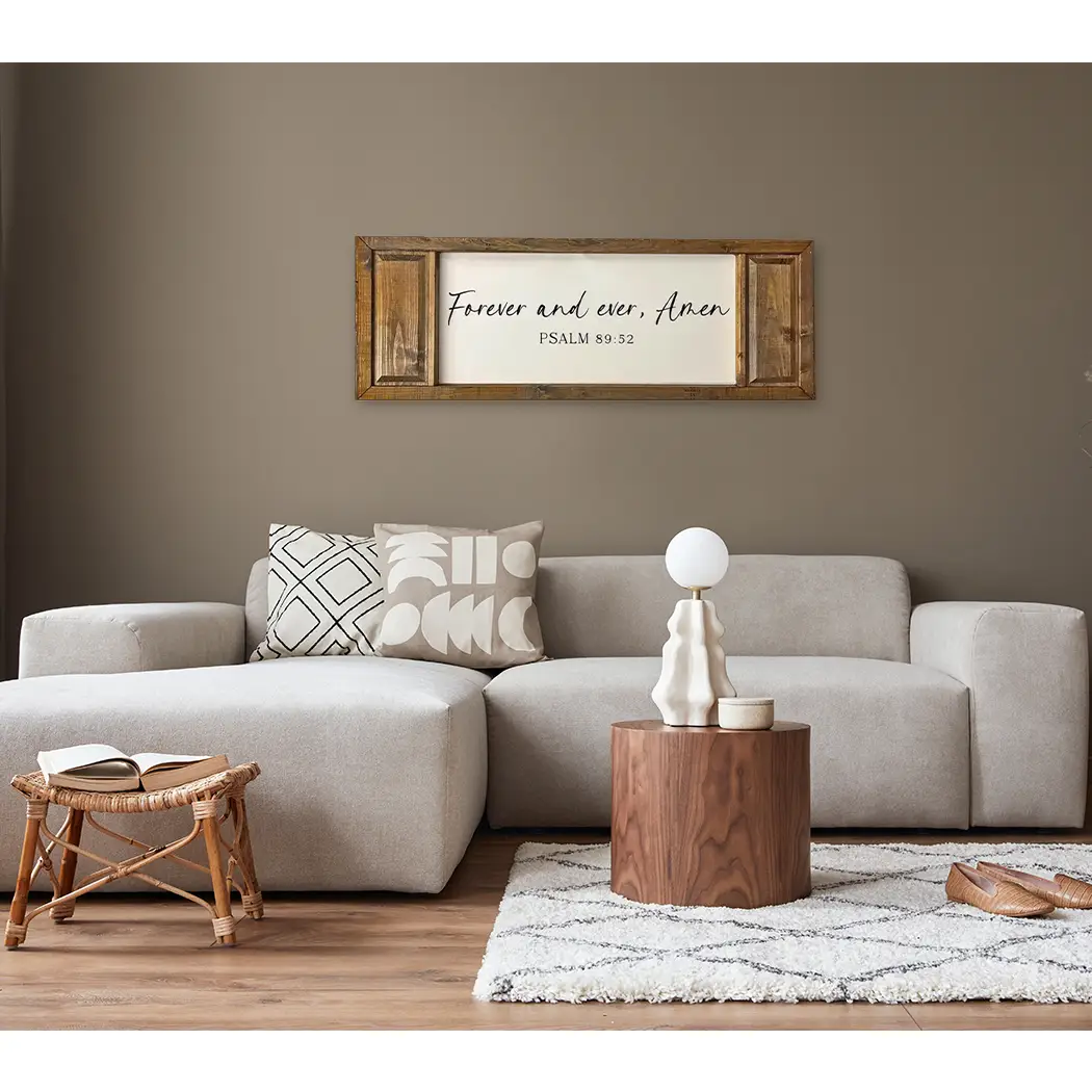 FRAMED CANVAS FOREVER AND EVER AMEN