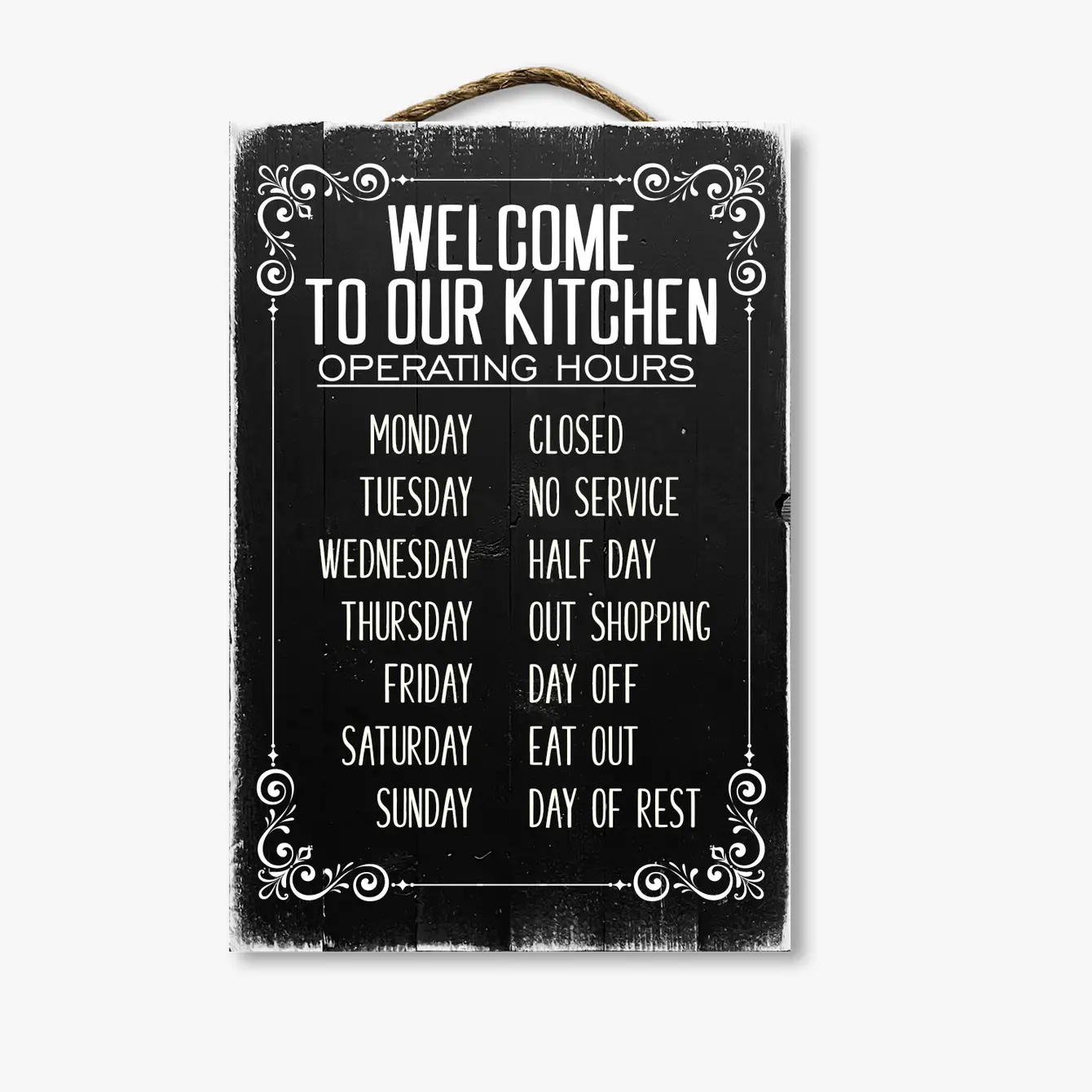 Kitchen Operating Hours Welcome To Our Kitchen Operating Hours... β JarmzDesignsRetail