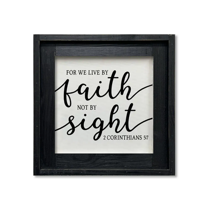 FRAMED CANVAS LIVE BY FAITH