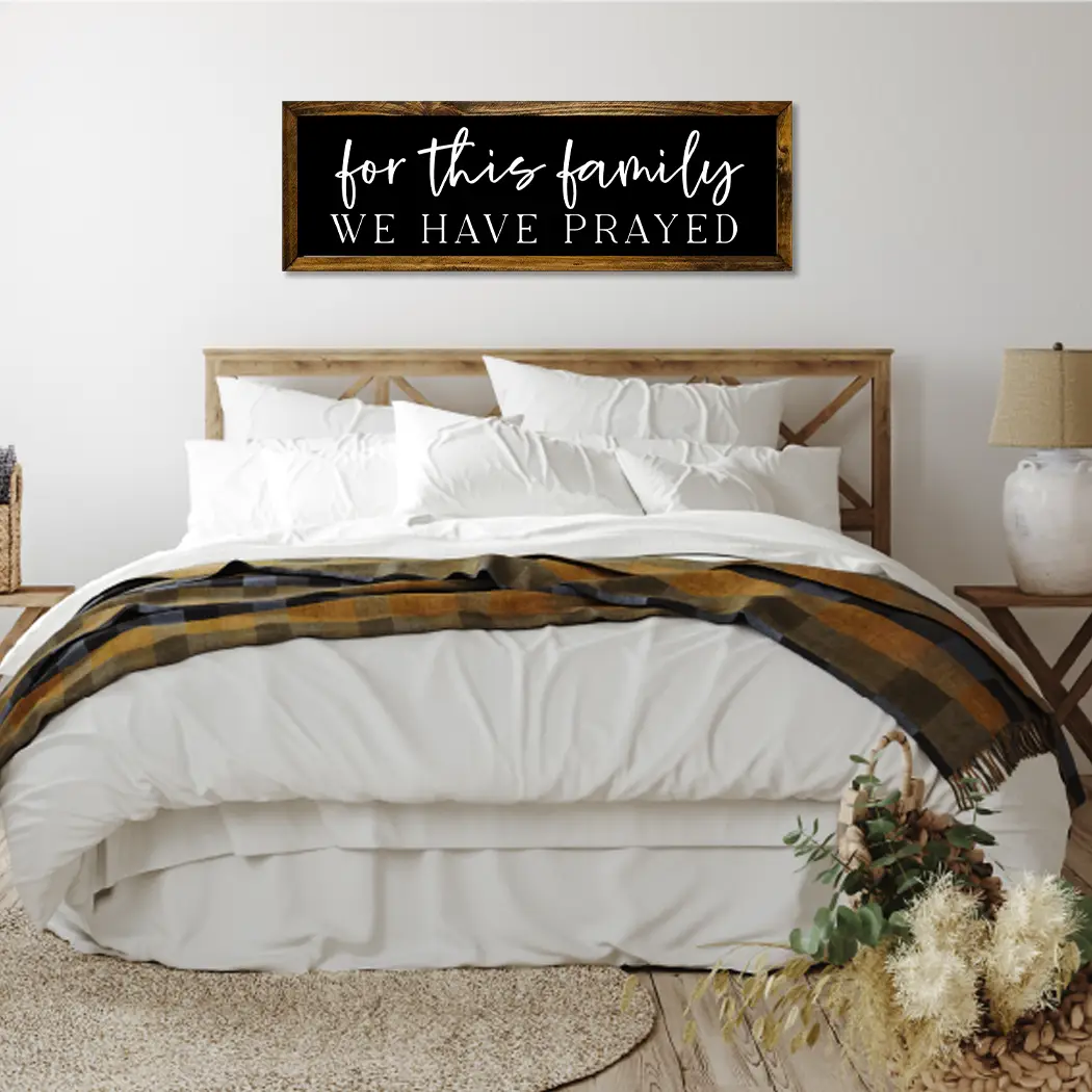 TIMBERLAND FRAME FOR THIS FAMILY WE HAVE PRAYED