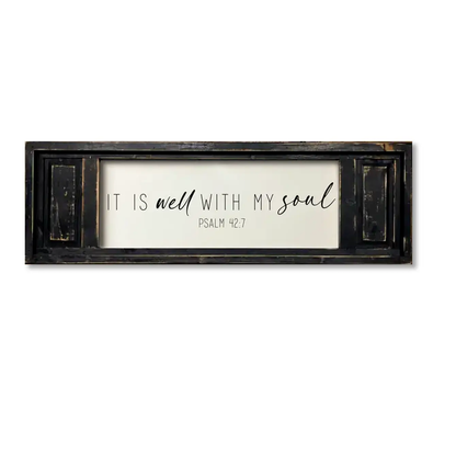 Small Double Panel Canvas It Is Well With My Soul
