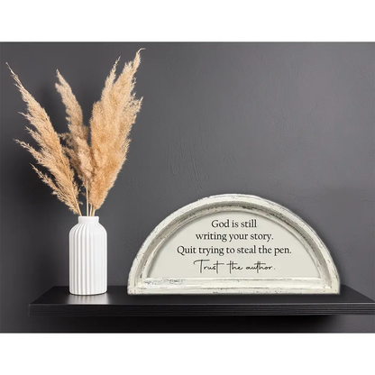 FRAMED CANVAS TRUST THE AUTHOR