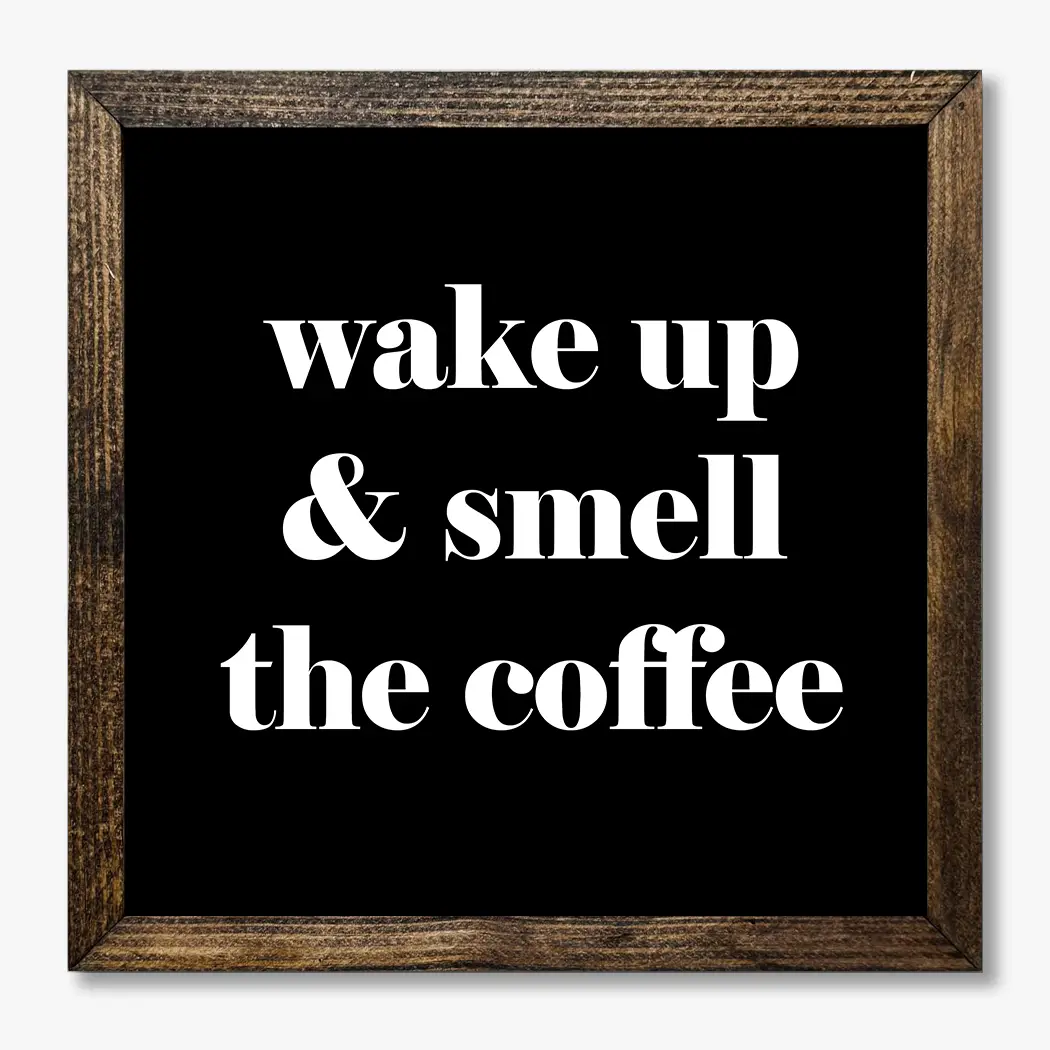 TIMBERLAND FRAME WAKE UP AND SMELL THE COFFEE BLACK