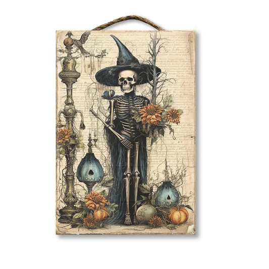 Vintage Skelton Witch