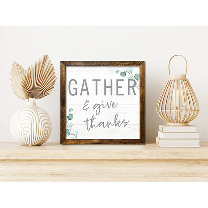 TIMBERLAND FRAME GATHER & GIVE THANKS