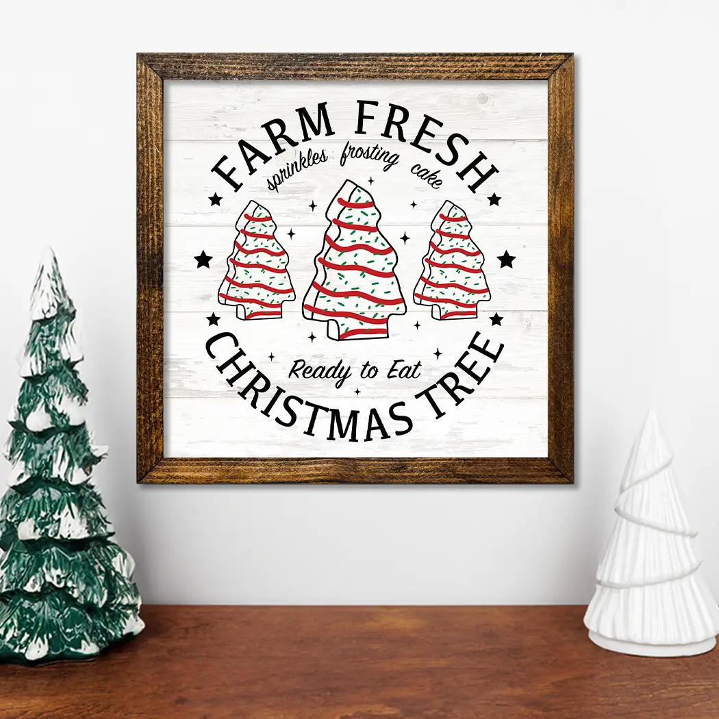 TIMBERLAND FRAME FARM FRESH LITTLE DEBBIE CHRISTMAS TREES
