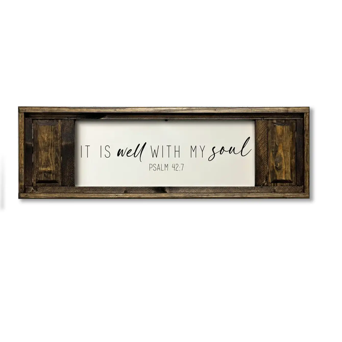 Small Double Panel Canvas It Is Well With My Soul