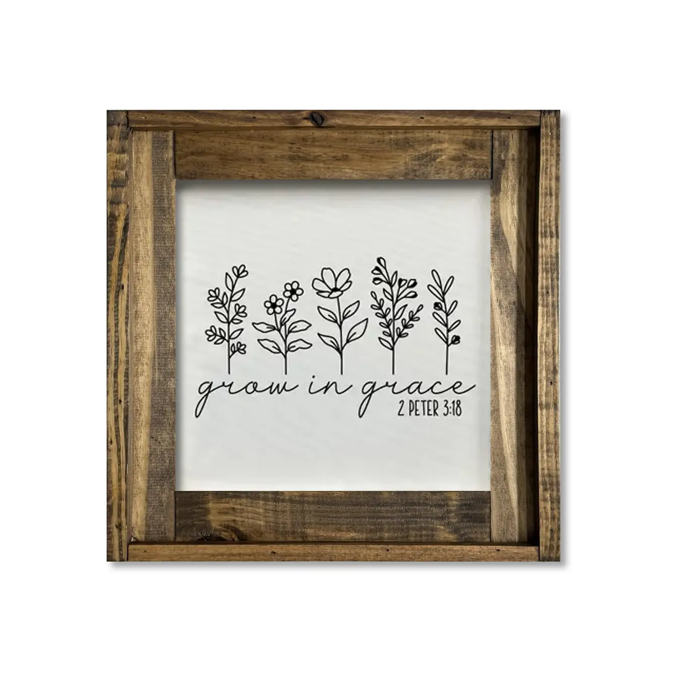 FRAMED CANVAS GROW IN GRACE