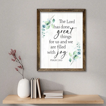 TIMBERLAND FRAME FILLED WITH JOY