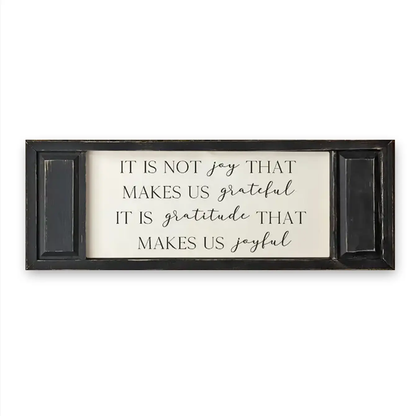 FRAMED CANVAS JOY GRATEFUL