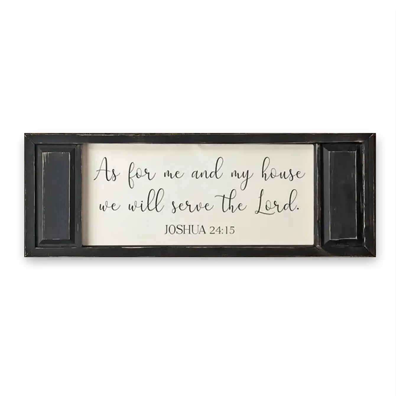 FRAMED CANVAS WE SERVE THE LORD