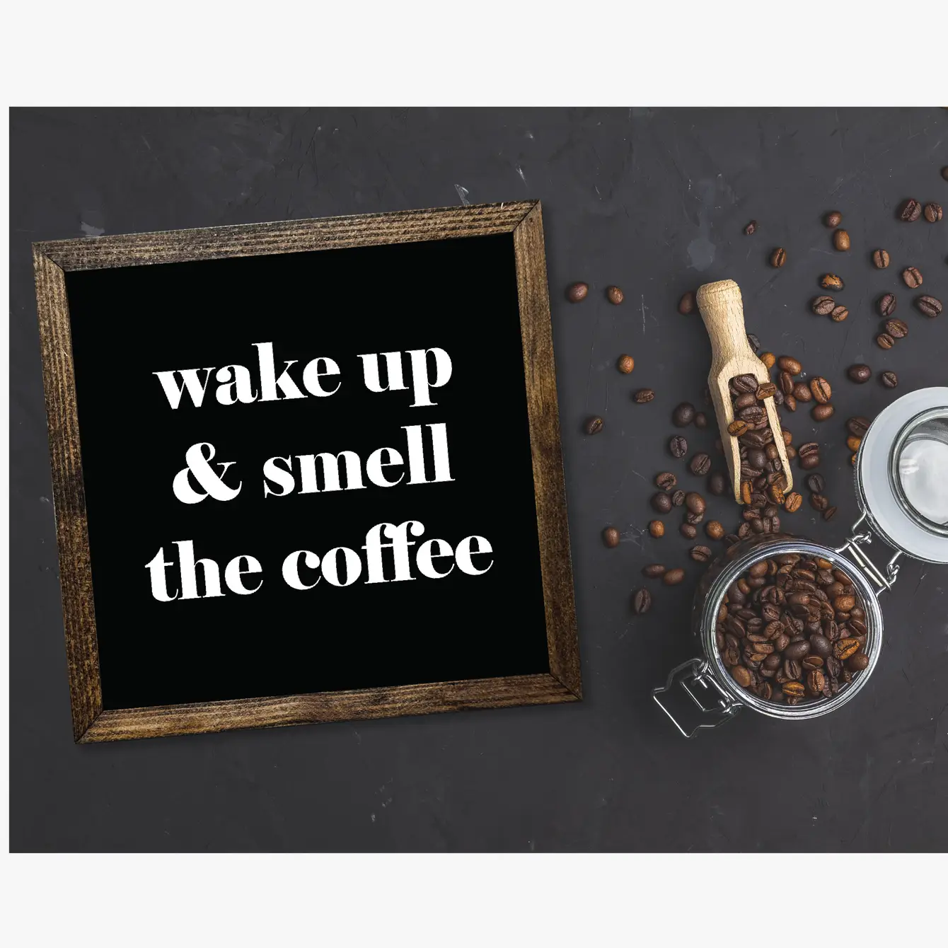 TIMBERLAND FRAME WAKE UP AND SMELL THE COFFEE BLACK