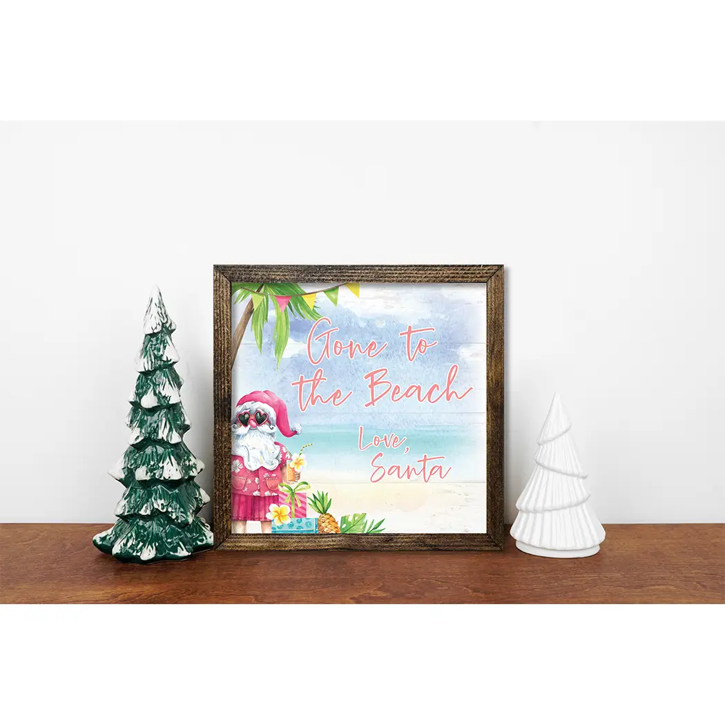 TIMBERLAND FRAME GONE TO THE BEACH LOVE SANTA