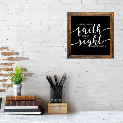 TIMBERLAND FRAME FOR WE LIVE BY FAITH