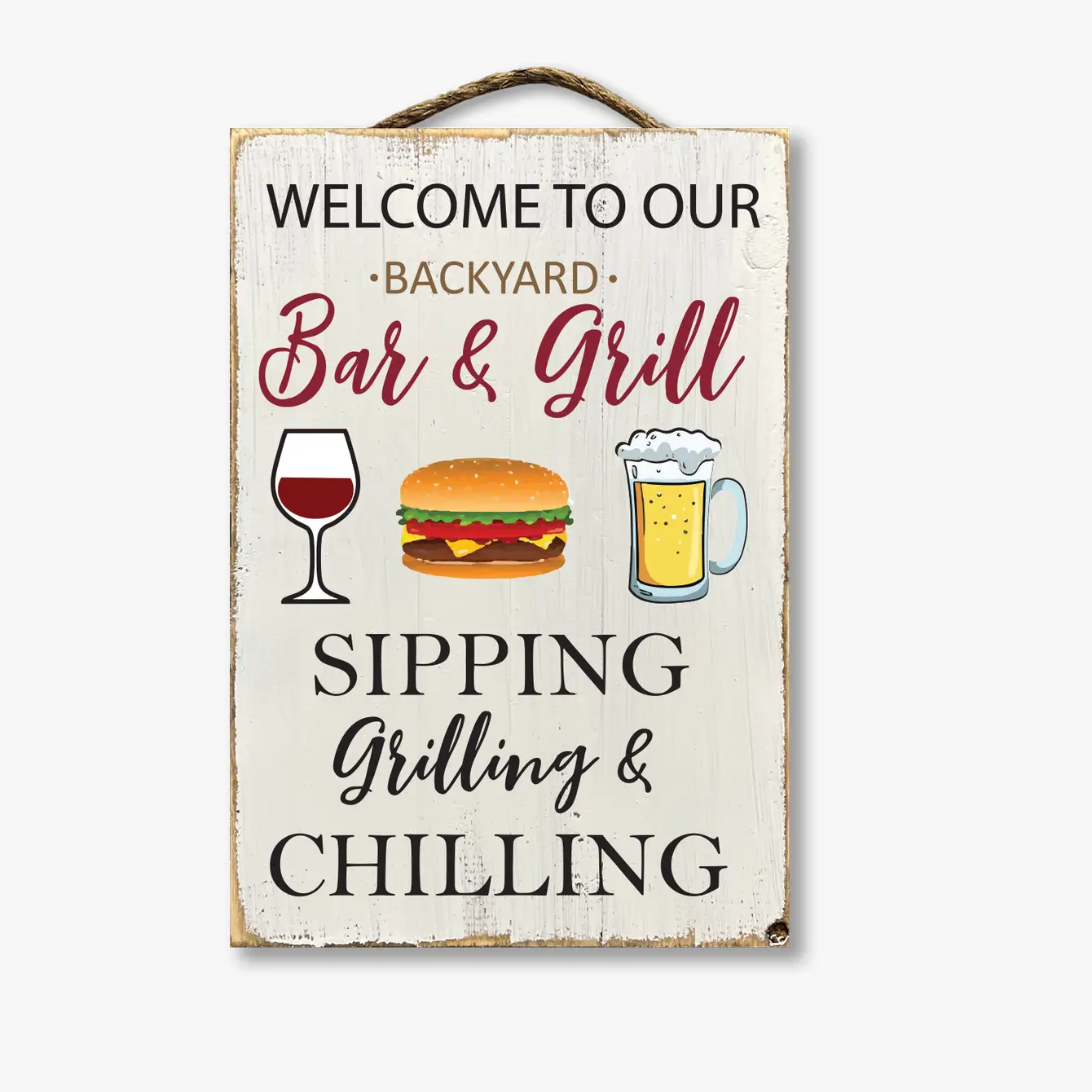Welcome To Our Backyard Bar And Grill...