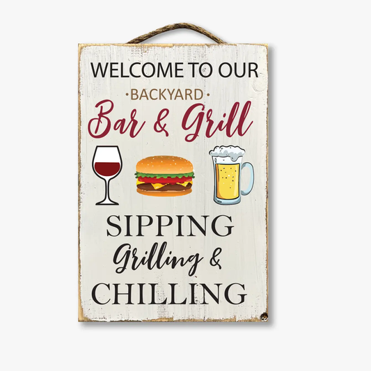 Welcome To Our Backyard Bar And Grill...