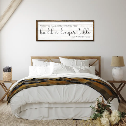 TIMBERLAND FRAME BUILD A LONGER TABLE
