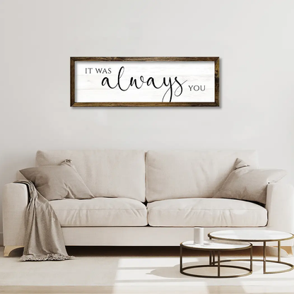 TIMBERLAND FRAME IT WAS ALWAYS YOU