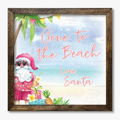 TIMBERLAND FRAME GONE TO THE BEACH LOVE SANTA