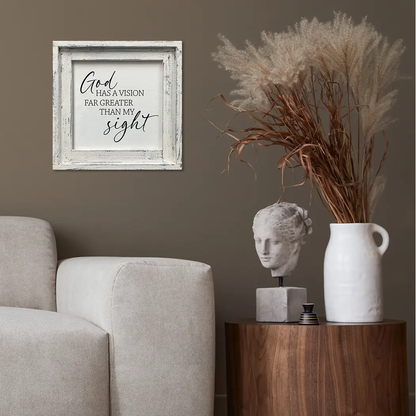 FRAMED CANVAS GOD HAS A VISION