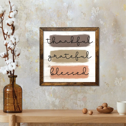 TIMBERLAND FRAME BOHO THANKFUL GRATEFUL BLESSED