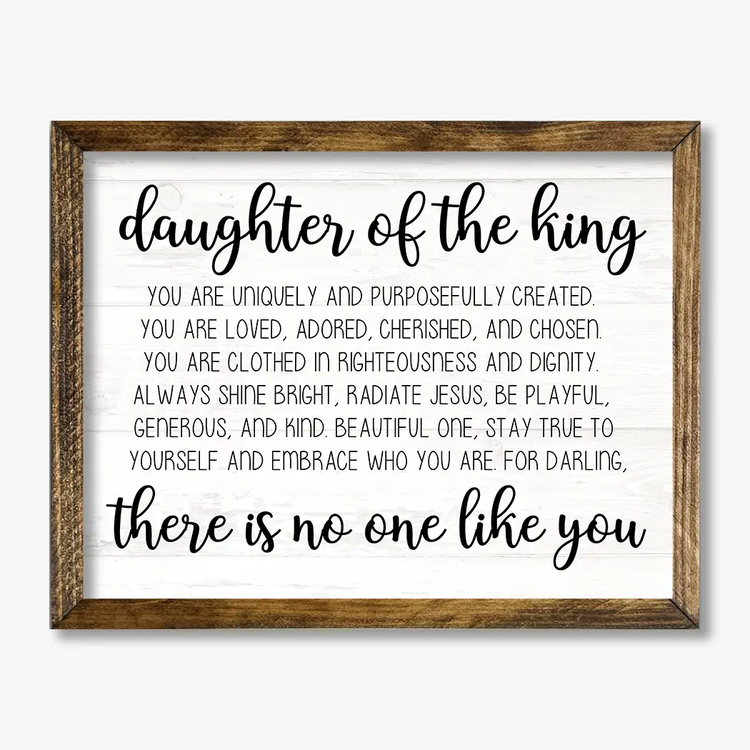 TIMBERLAND FRAME DAUGHTER OF THE KING