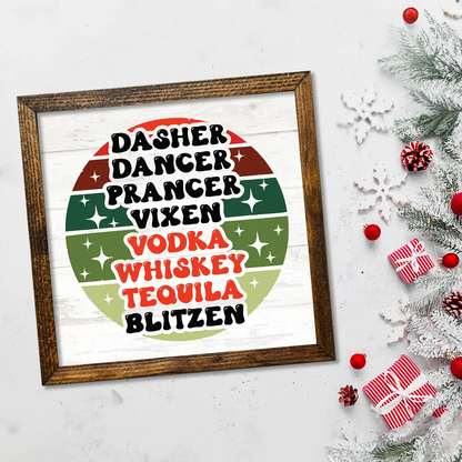 TIMBERLAND FRAME REINDEER NAMES VODKA WHISKEY TEQUILA