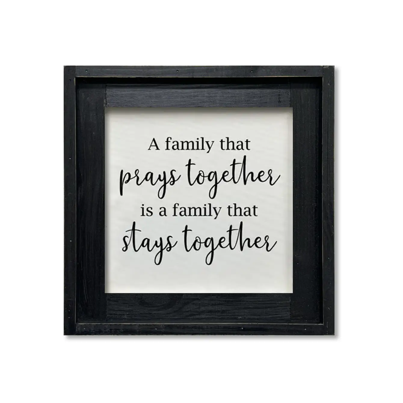 FRAMED CANVAS PRAYS TOGETHER