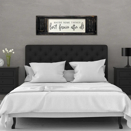 Small Double Panel Canvas Last Forever After All