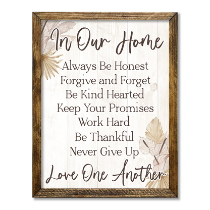 TIMBERLAND FRAME BOHO IN OUR HOME