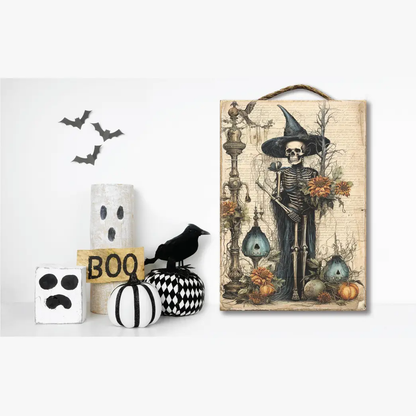 Vintage Skelton Witch