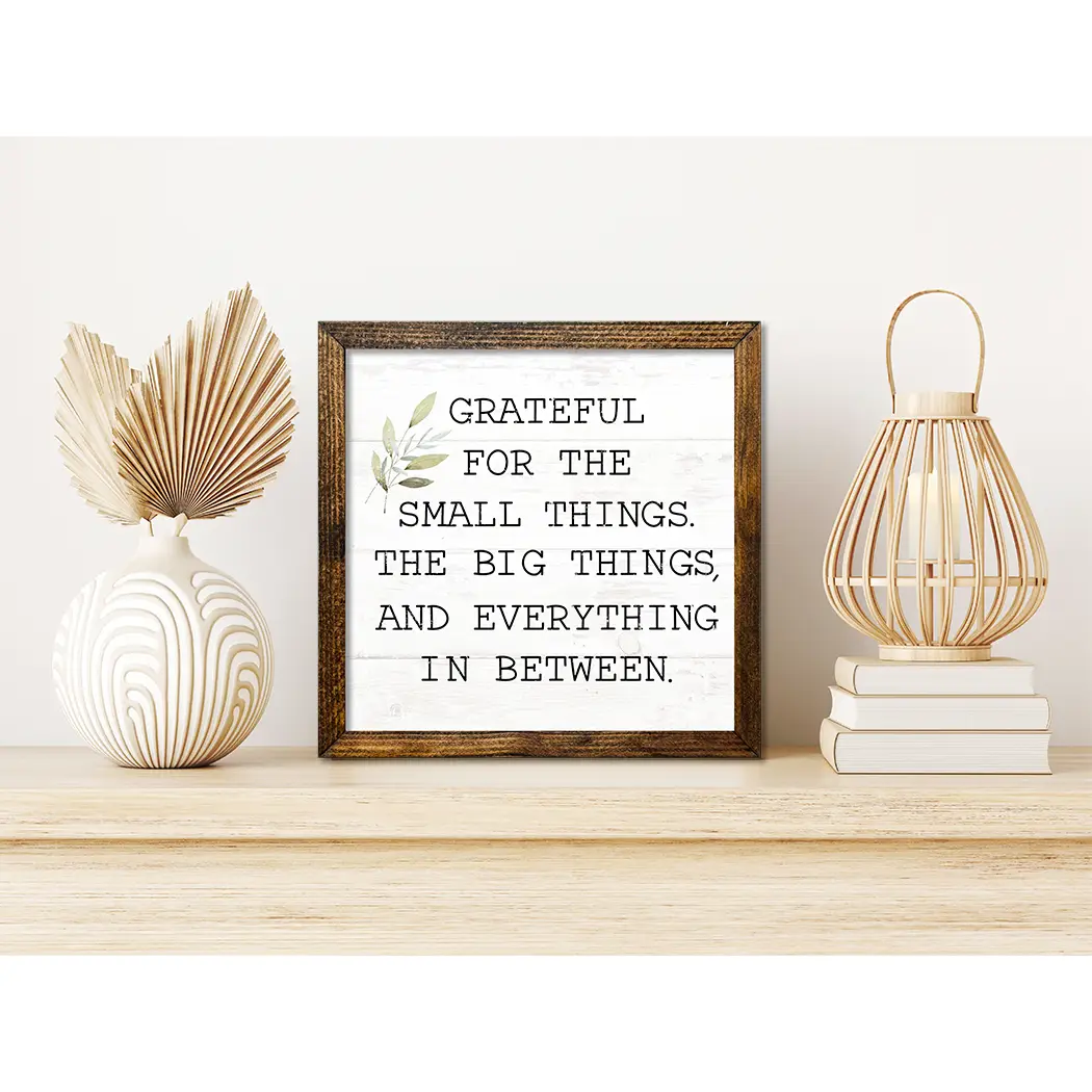 TIMBERLAND FRAME GRATEFUL FOR THE SMALL THINGS