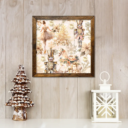 TIMBERLAND FRAME GOLD CHRISTMAS COLLAGE