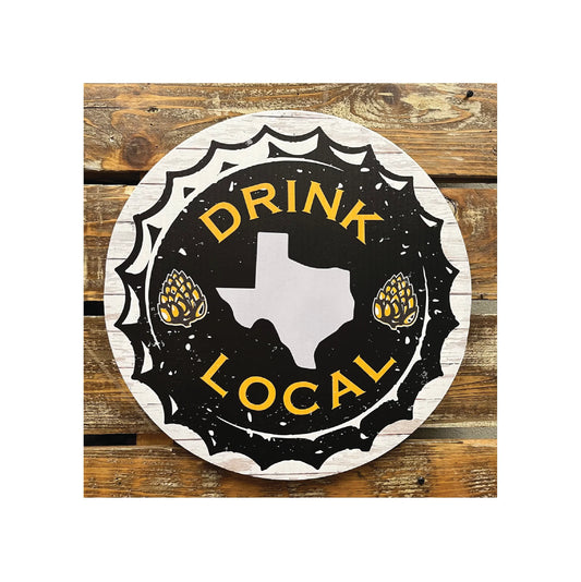 Round Drink Local Sign (All States Available)