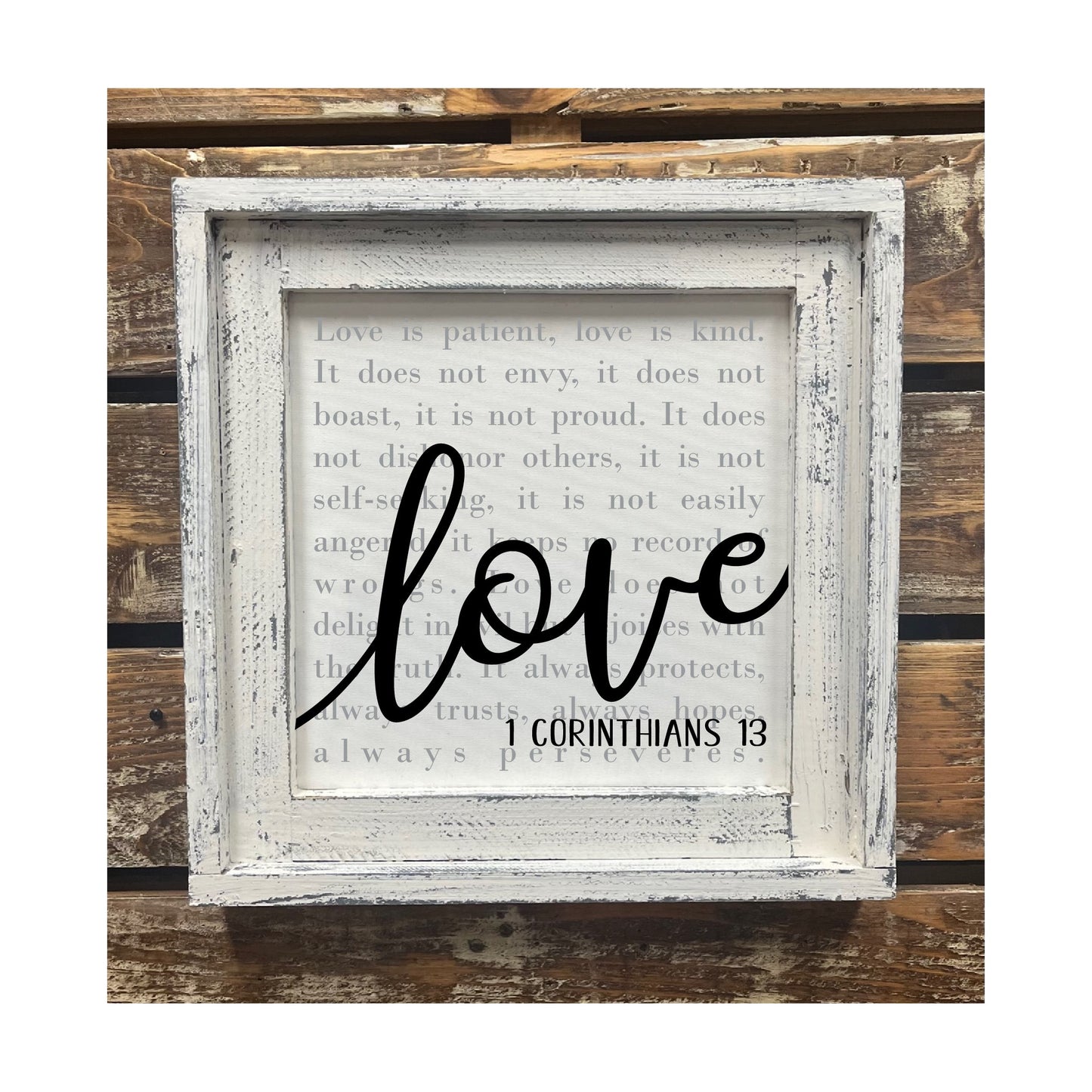 Double Frame Love Corinthians 13