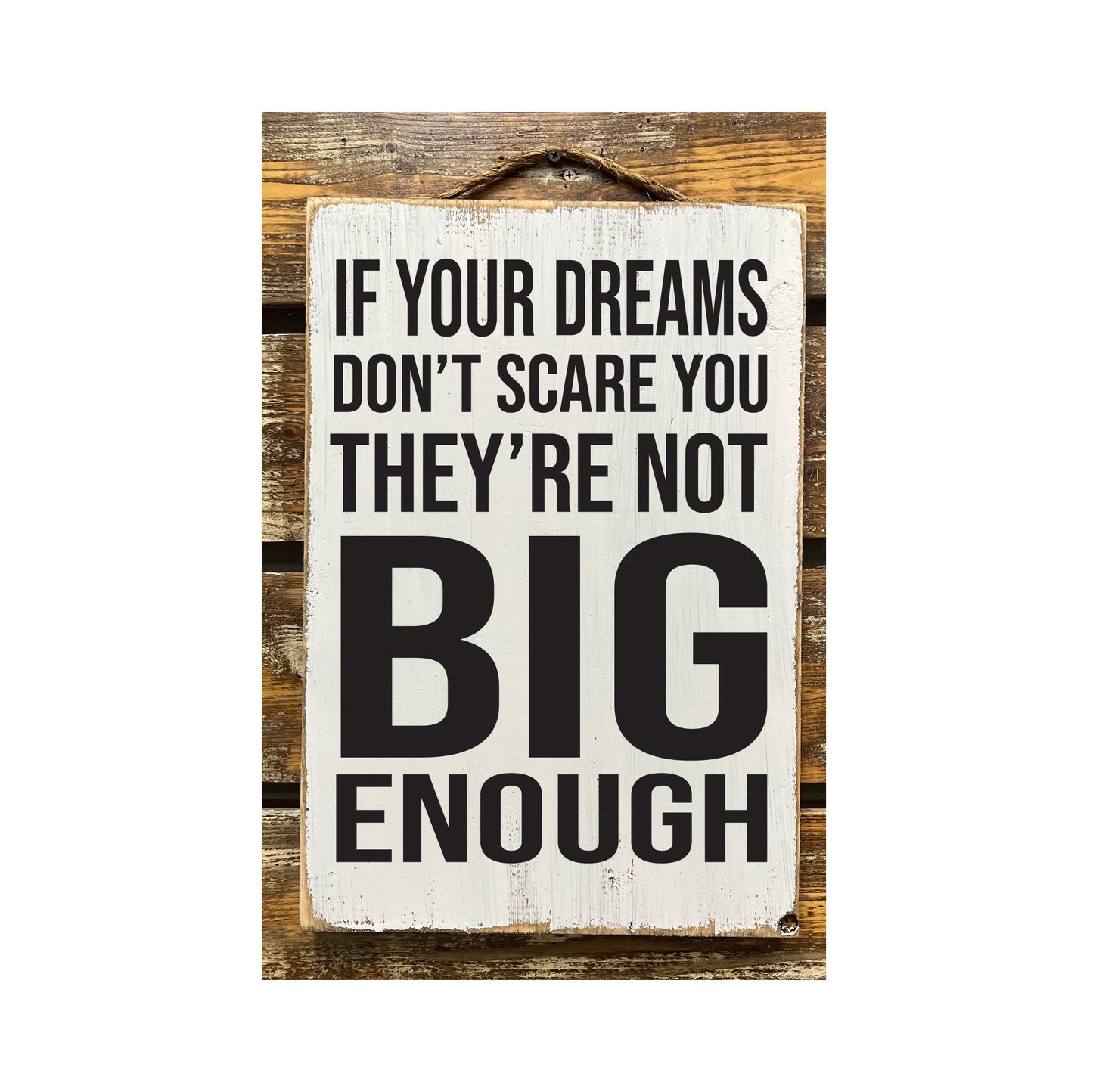 If Your Dreams Don't Scare You They're Not Big Enough