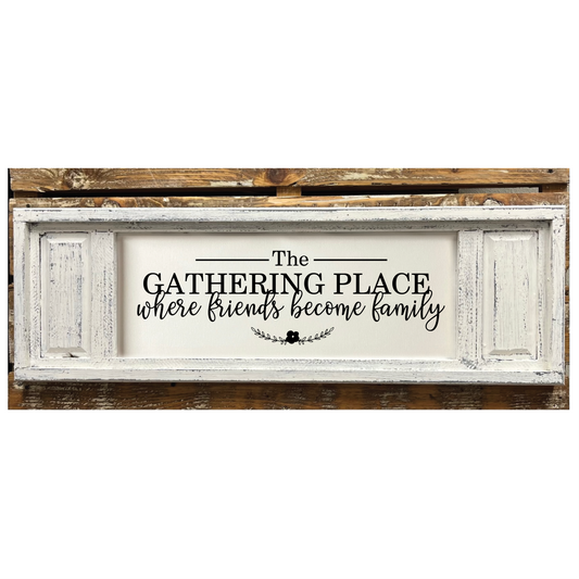 Small Double Panel Canvas The Gathering Place