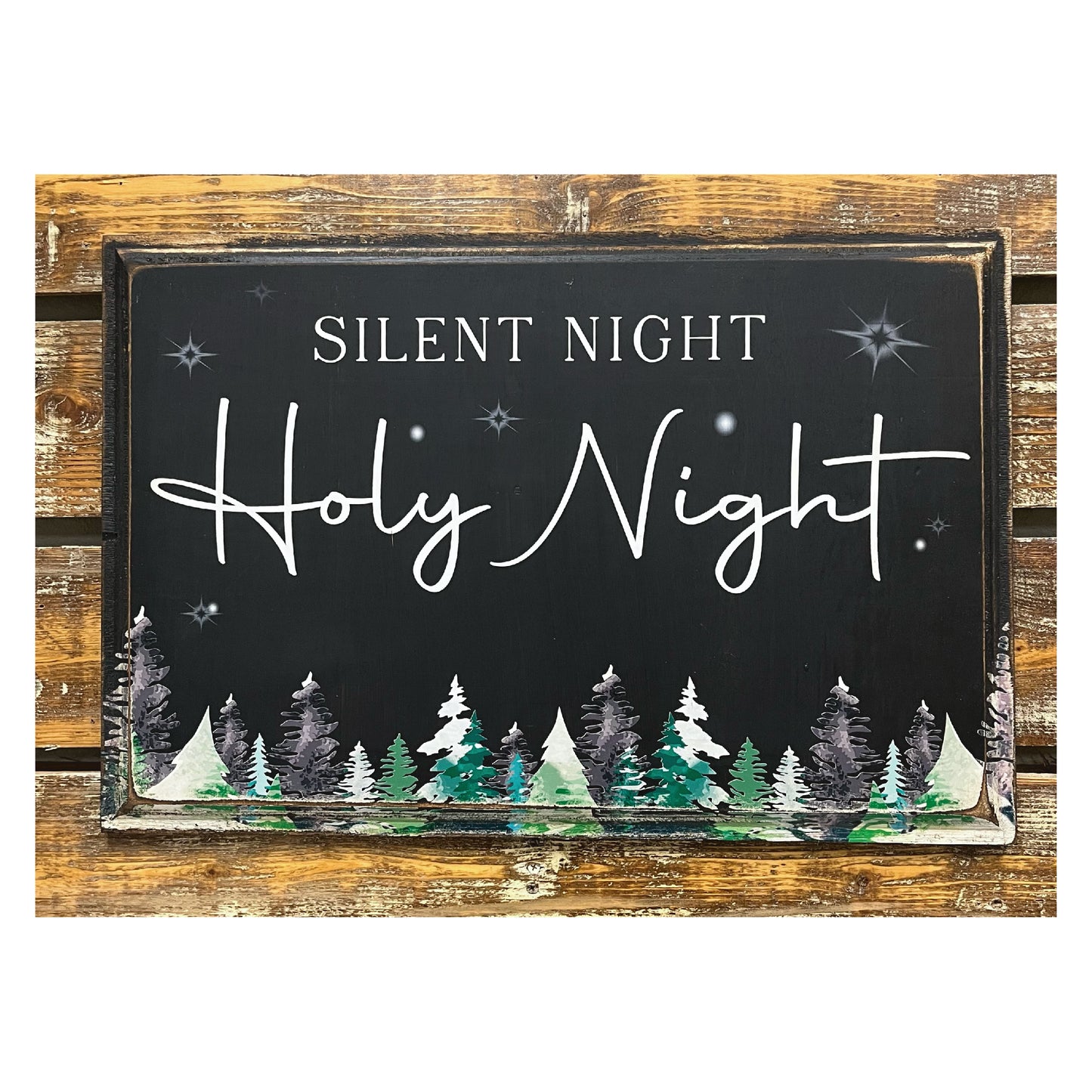 Vintage Style Silent Night Holy Night