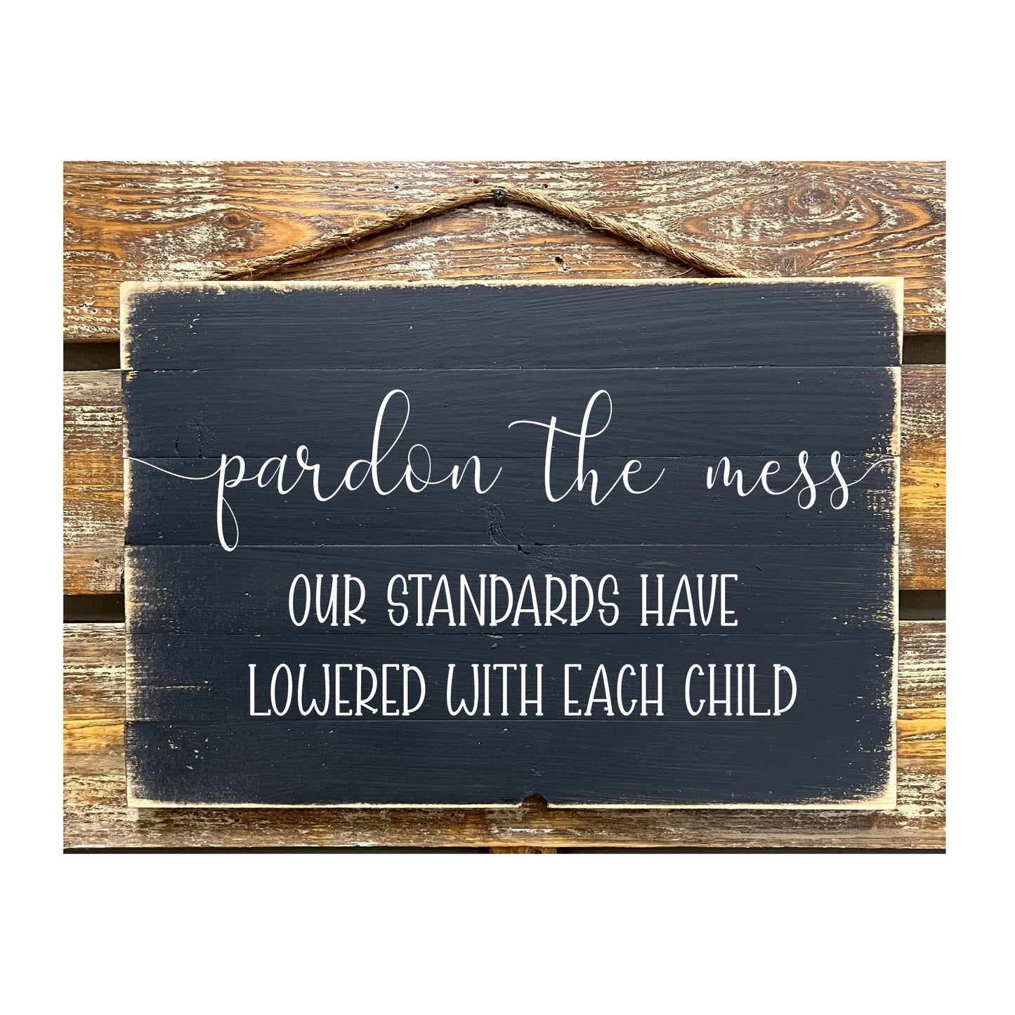 Pardon The Mess Our Standards Have Lowered...