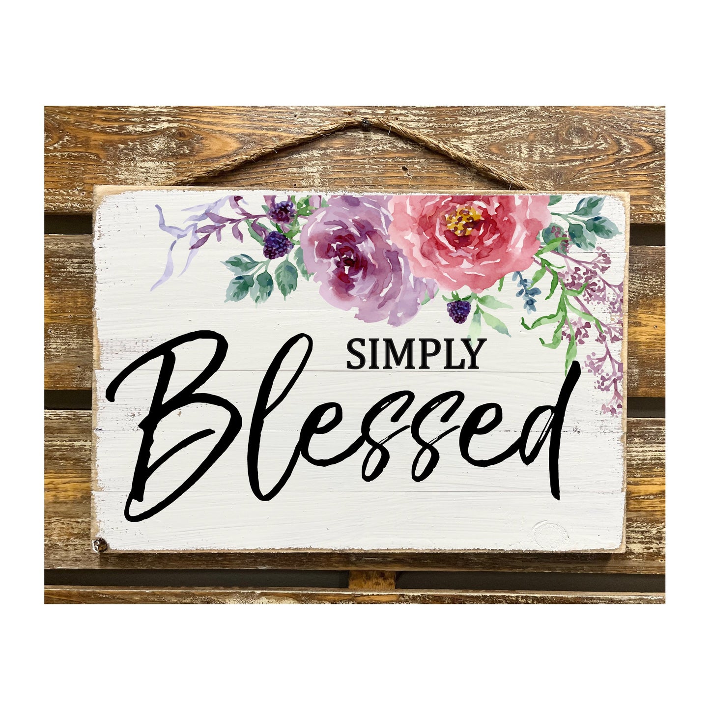 Simply Blessed Colorful Floral
