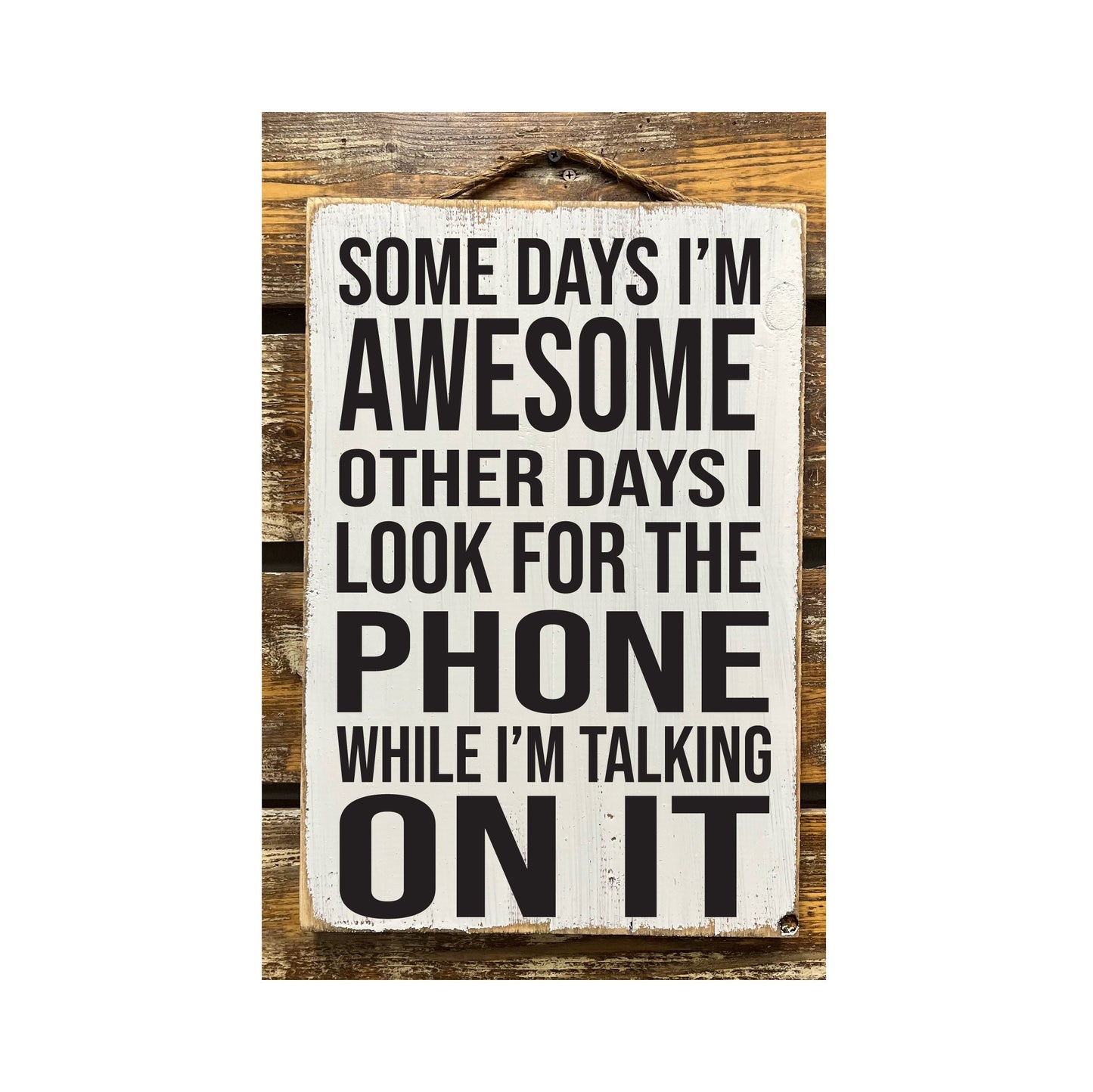 Some Days I'm Awesome Other Days I Look For The Phone...