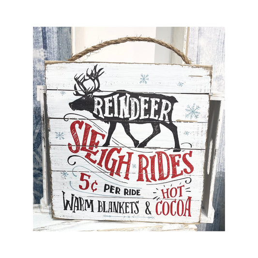 Sleigh Rides Big Reindeer 5 Cents