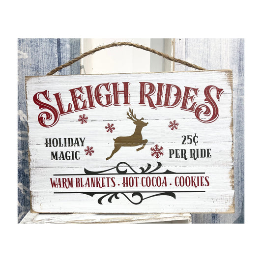 Sleigh Rides Warm Blankets Hot Cocoa Cookies