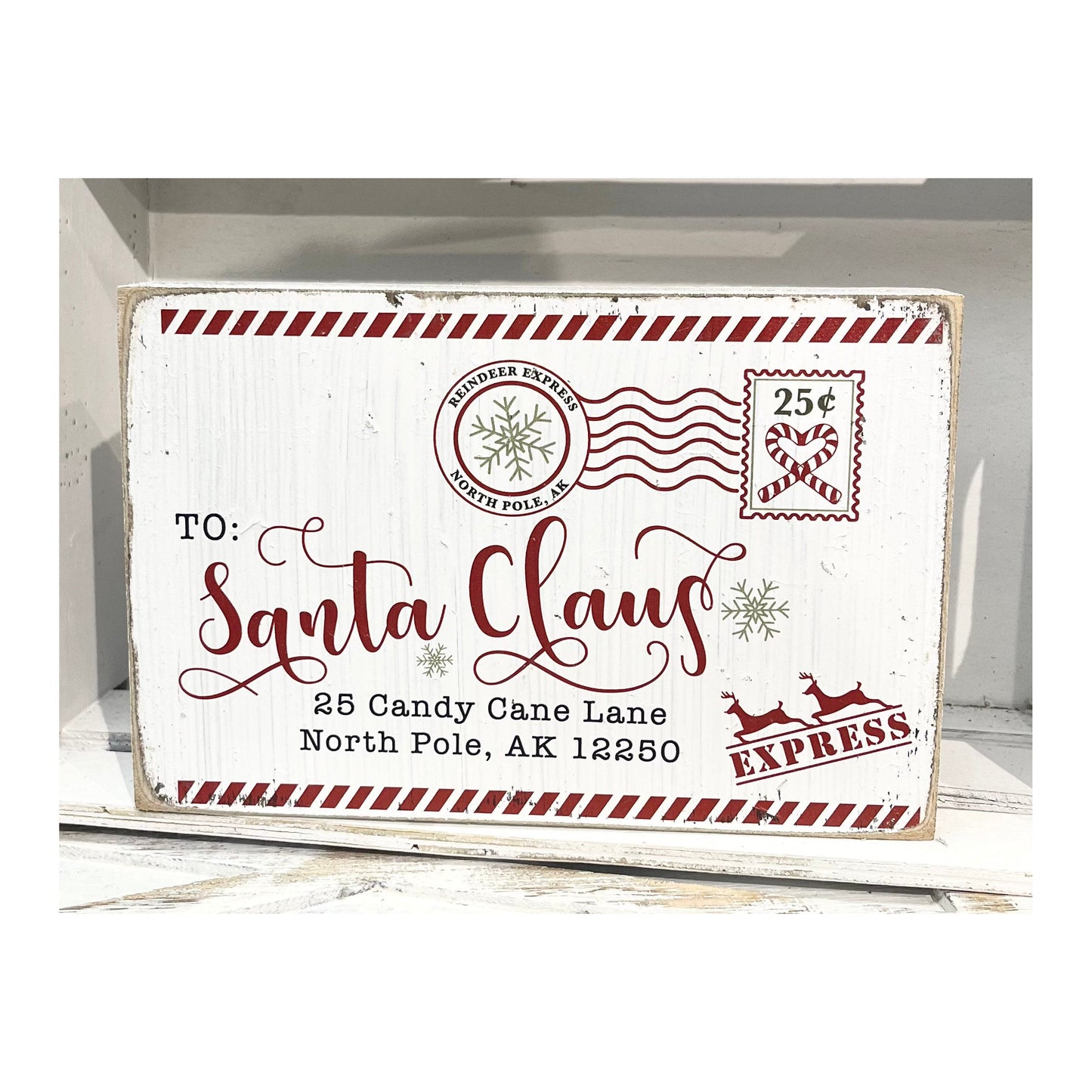 Santa Claus Letter Shelf Sitter