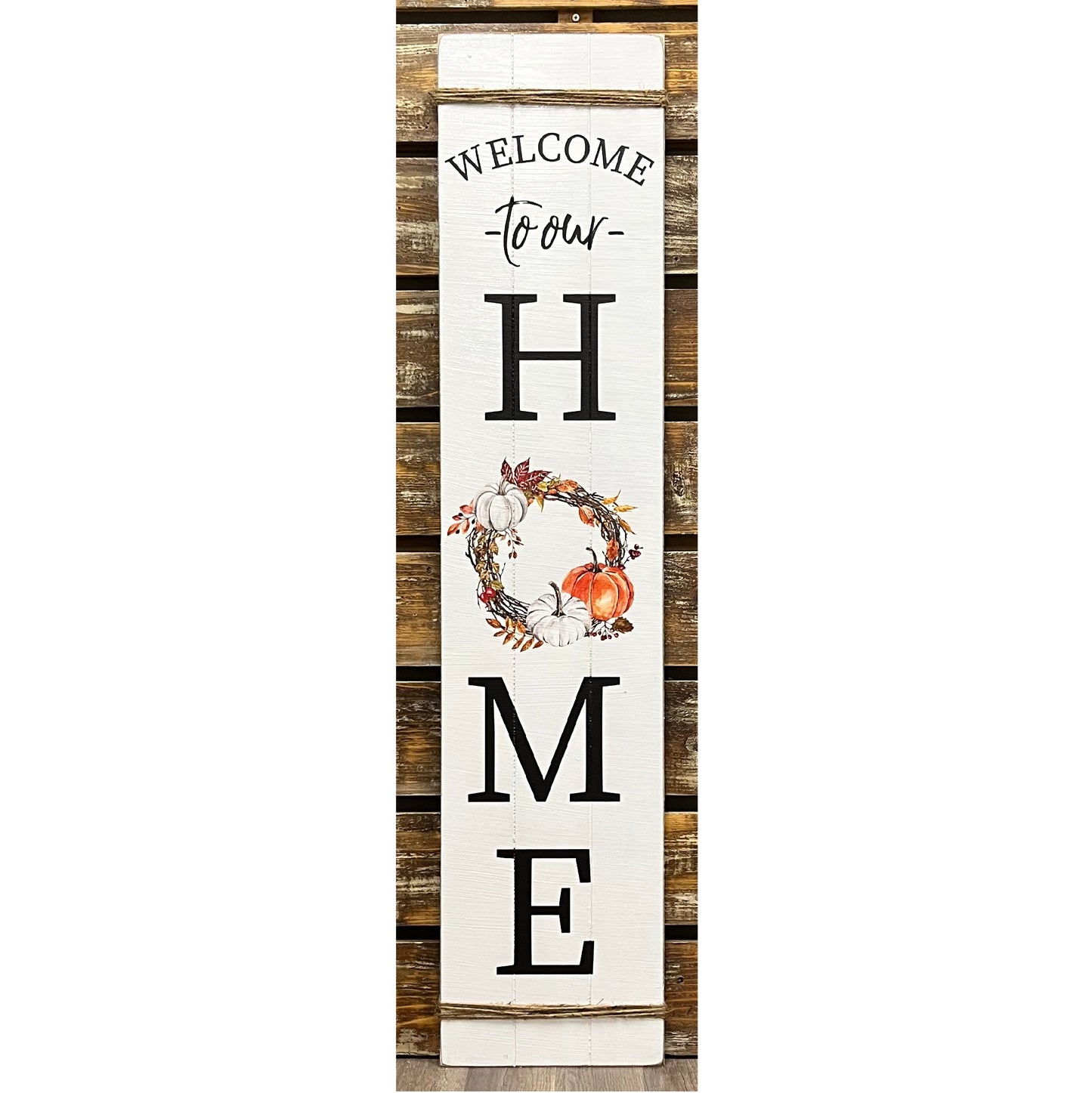 Welcome To Our Home Fall Wreath