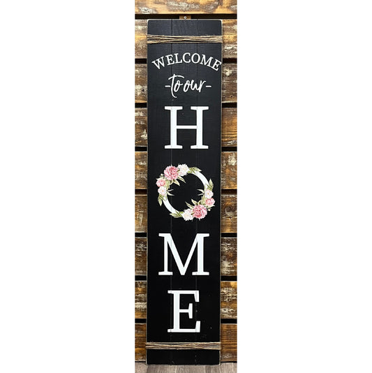 Welcome To Our Home Floral