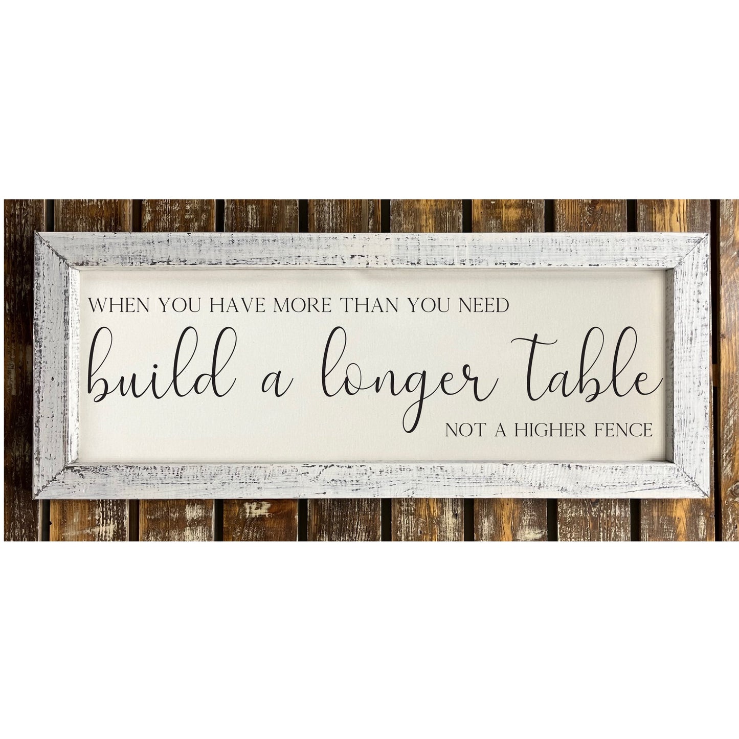 Build a Longer Table